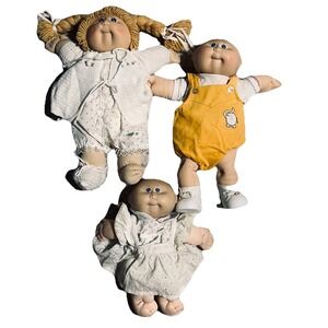 1983–1985‎ Cabbage Patch Kids Lot Of 3 Head Mold Vintage Baby Girl